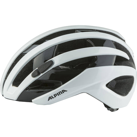 Alpina Sports racehelm Ravel 51-56 glans wit