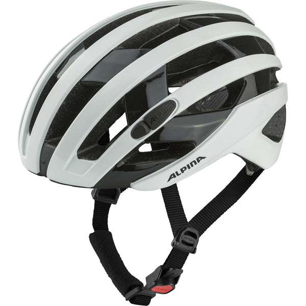 Alpina Sports racehelm Ravel 51-56 glans wit