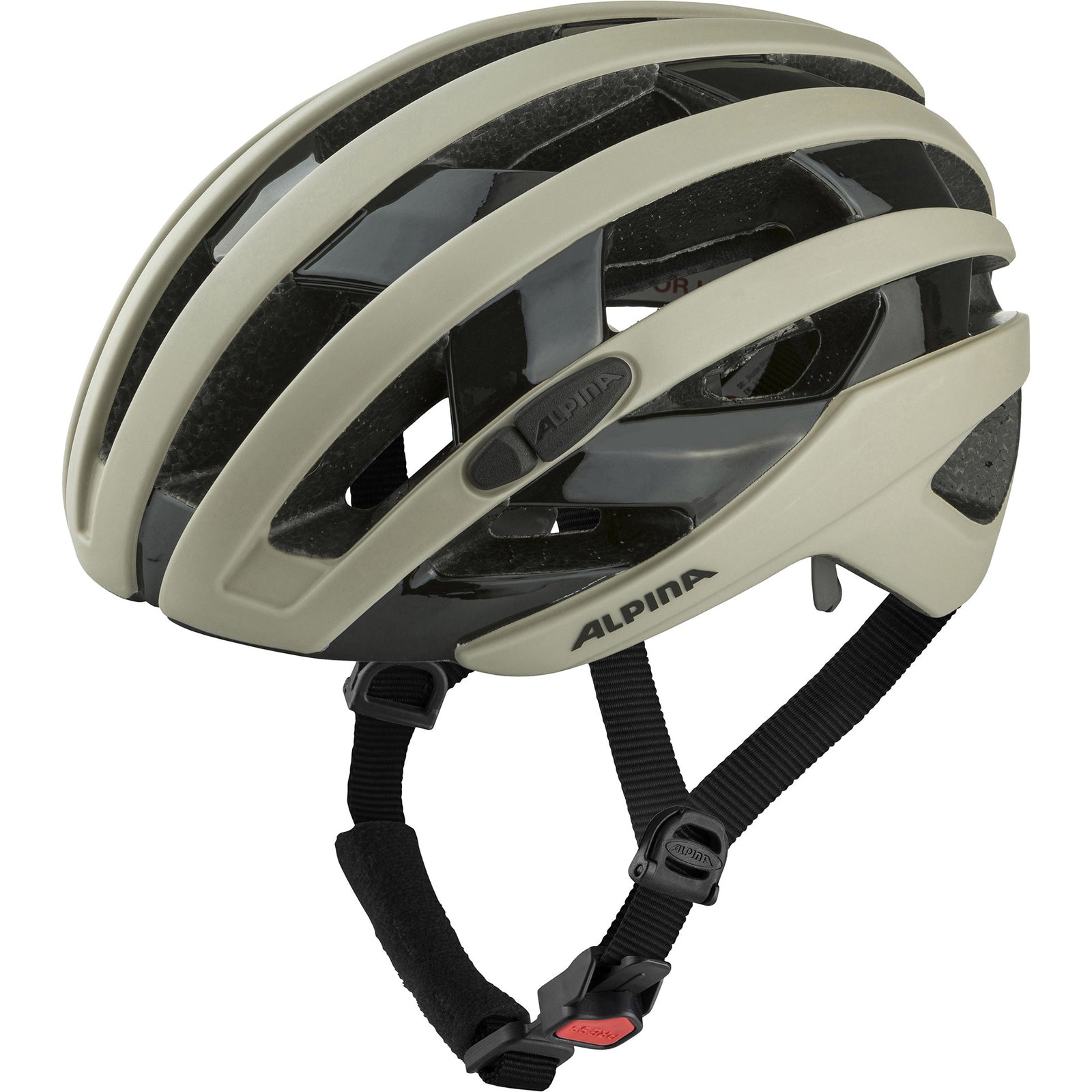 Alpina Sports racehelm Ravel 55-59 mat zand