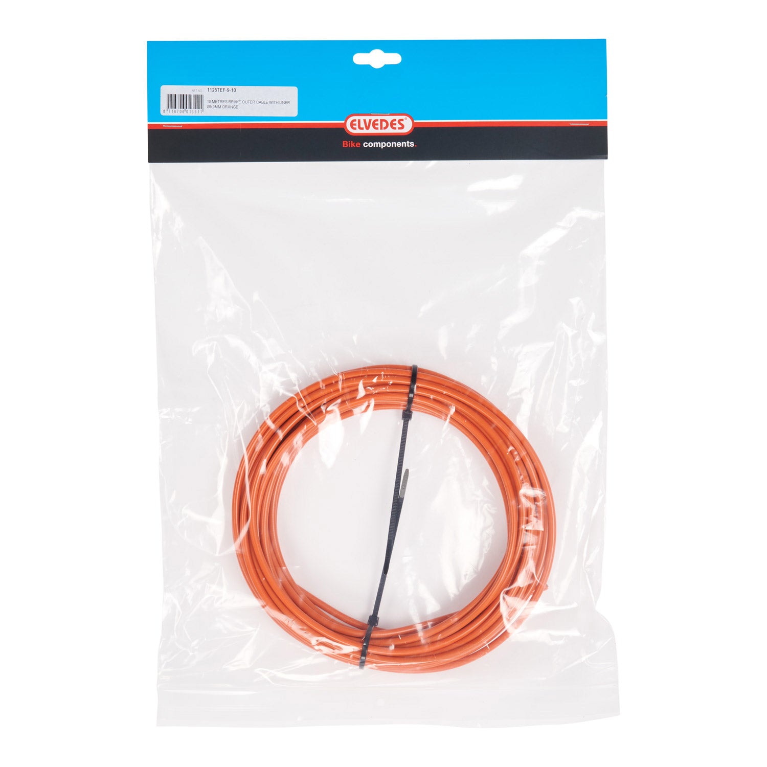 Câble extérieur de frein Elvedes 5mm (10m) gaine orange 1125TEF-9-10