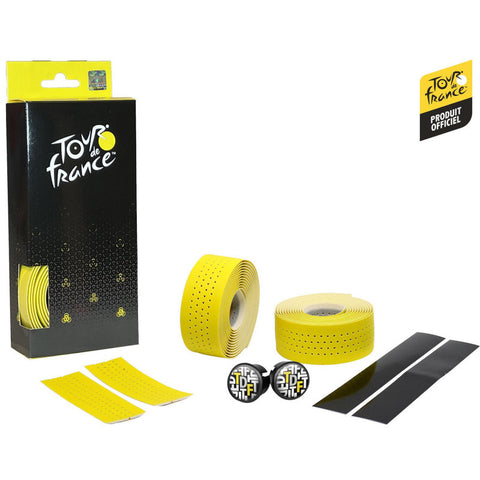 Velox stuurtape Soft geperforeerd TdF geel (2st)