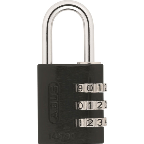 Abus Cijfer hangslot 145 30 zwart (6cm)