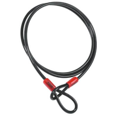 Abus Cobra 10 200 Kabelslot, 2m, Zwart