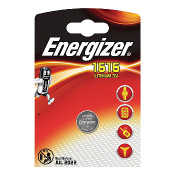 Energizer Lithium 3V CR1616 Blister 1 stuk