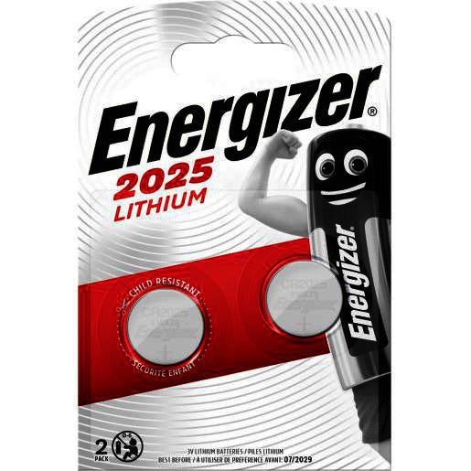 Energizer batterij Lithium 3V CR2025 blister (2st)