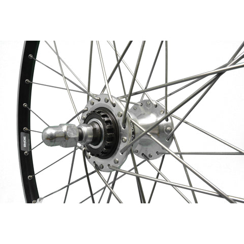 Roue avant 26 19-559 ZAC19 noir Rollerbr. Connecter l'acier inoxydable Spoke14