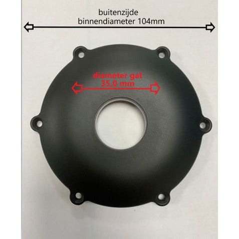 Frontmotor afdichtplaat rechts incl lag