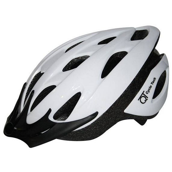 Qt cycle tech helm wit pearl l 58-62cm 2810208