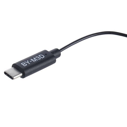 Micro-cravate à pince Boya Duo BY-M3D pour USB-C 