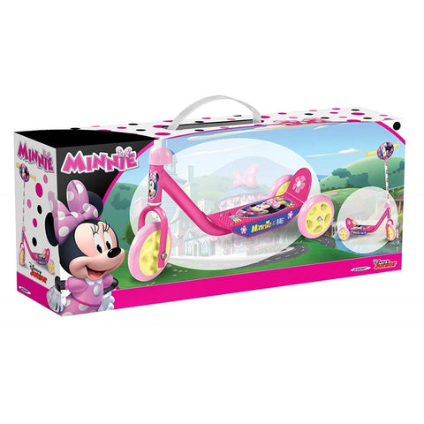 Minnie Mouse 3-wiel Kinderstep Vrijloop Meisjes Roze Geel