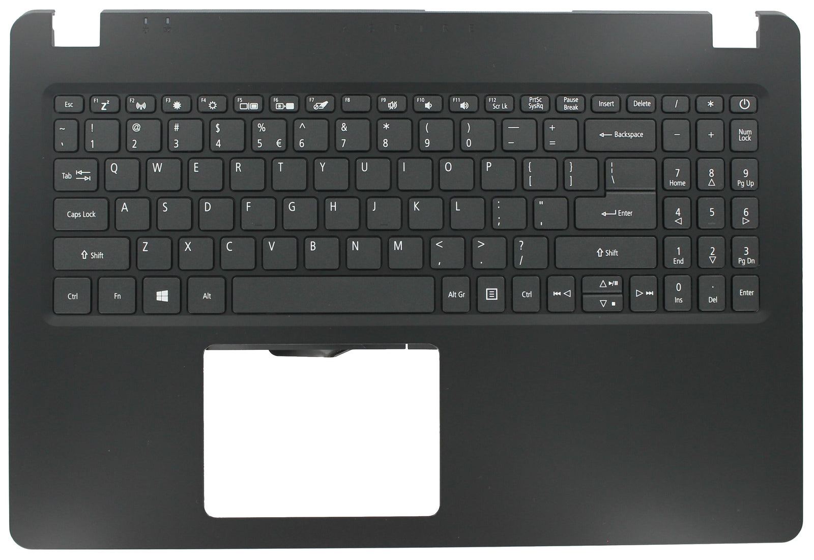 Acer Laptop Toetsenbord Qwerty US + Top Cover Zwart