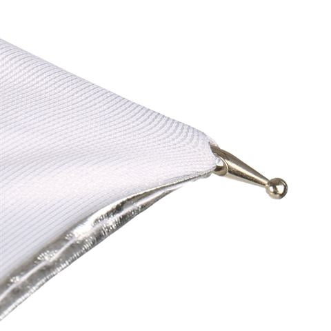 Falcon Eyes Flash Parapluie UR-48S Argent Blanc 122 cm