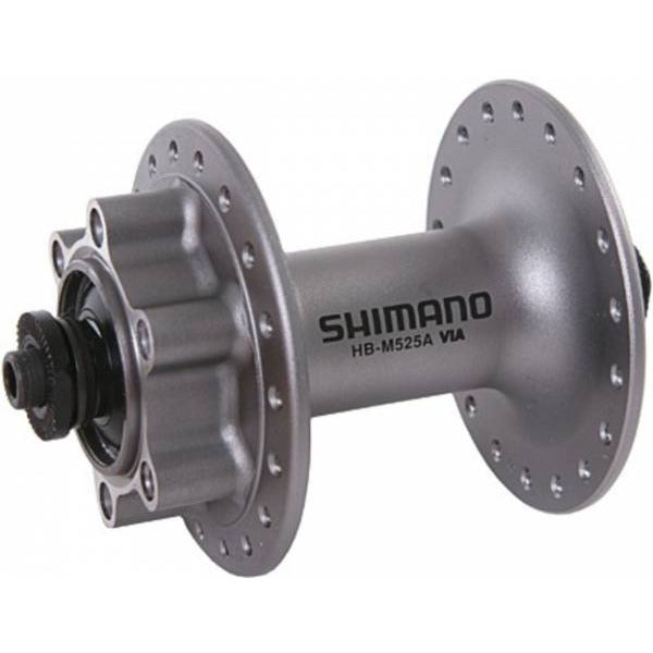 Shimano hb-m525a deore voornaaf uitval disc 32 gaats grijs