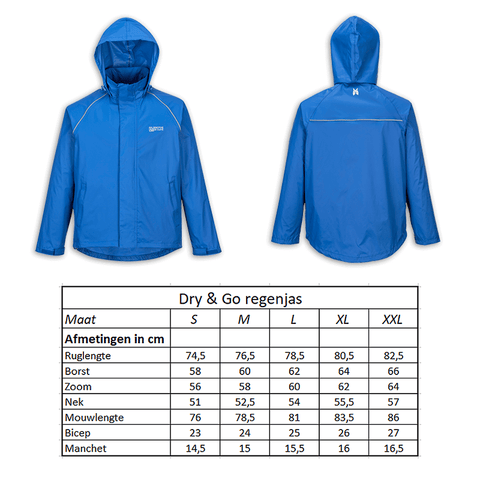 Imperméable Dry Go taille XL