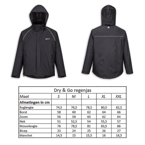 Imperméable Dry Go taille XXL