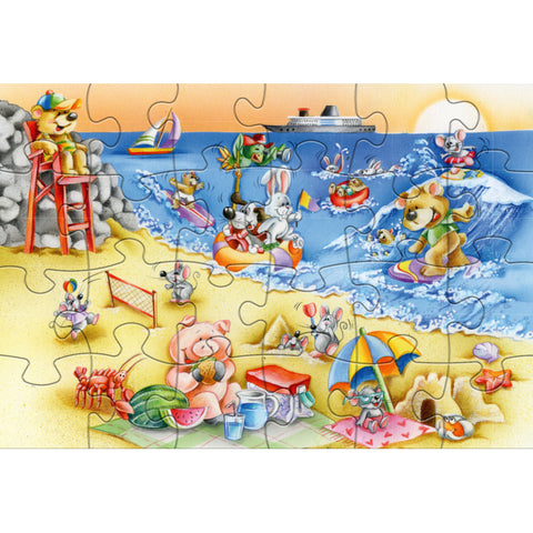 puzzle Beach Circus junior 24 48 pièces