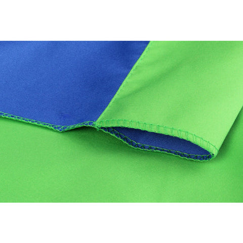 StudioKing Achtergronddoek 2,7x5 m Blauw Groen