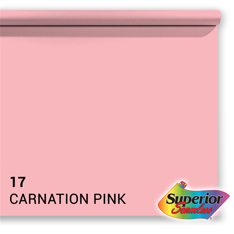 Superior Achtergrondpapier 17 Carnation Pink 1,35 x 11m