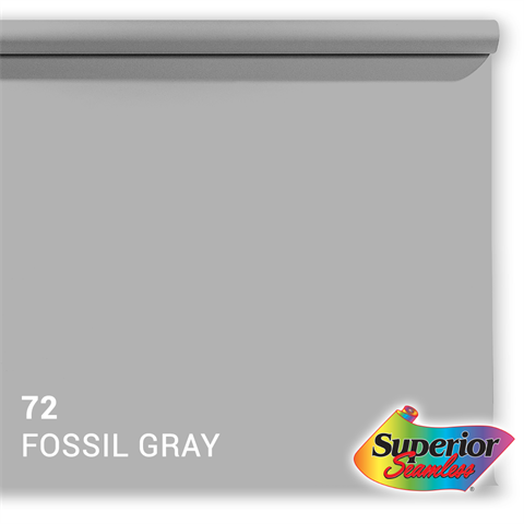 Papier de fond supérieur 72 gris fossile 1,35 x 11 m